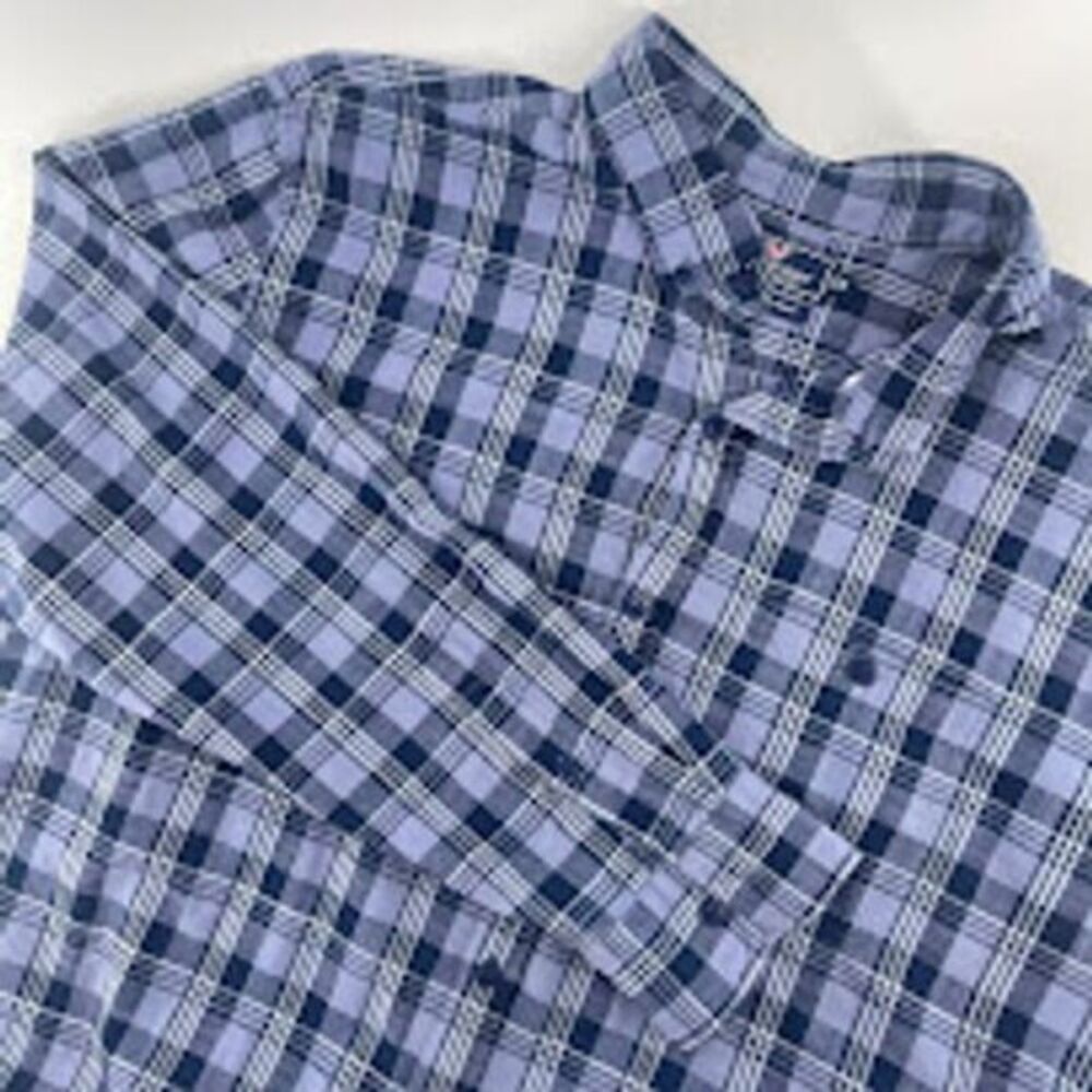 Vineyard Vines XL Plaid Casual Dress Shirt Long Sleeve Checkered‎ Pattern